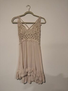 Ocean Drive Dress - Light Beige